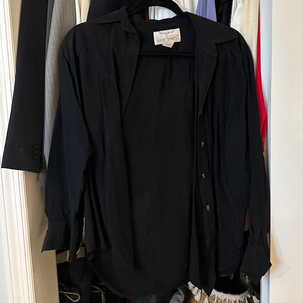western style button down
